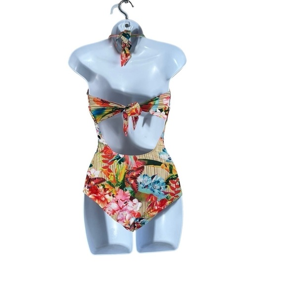 SEAFOLLY Butterfly Coast Halter Maillot Swimsuit - Picture 3 of 11